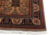 SAFFRON-COLORED AFGHAN RUG