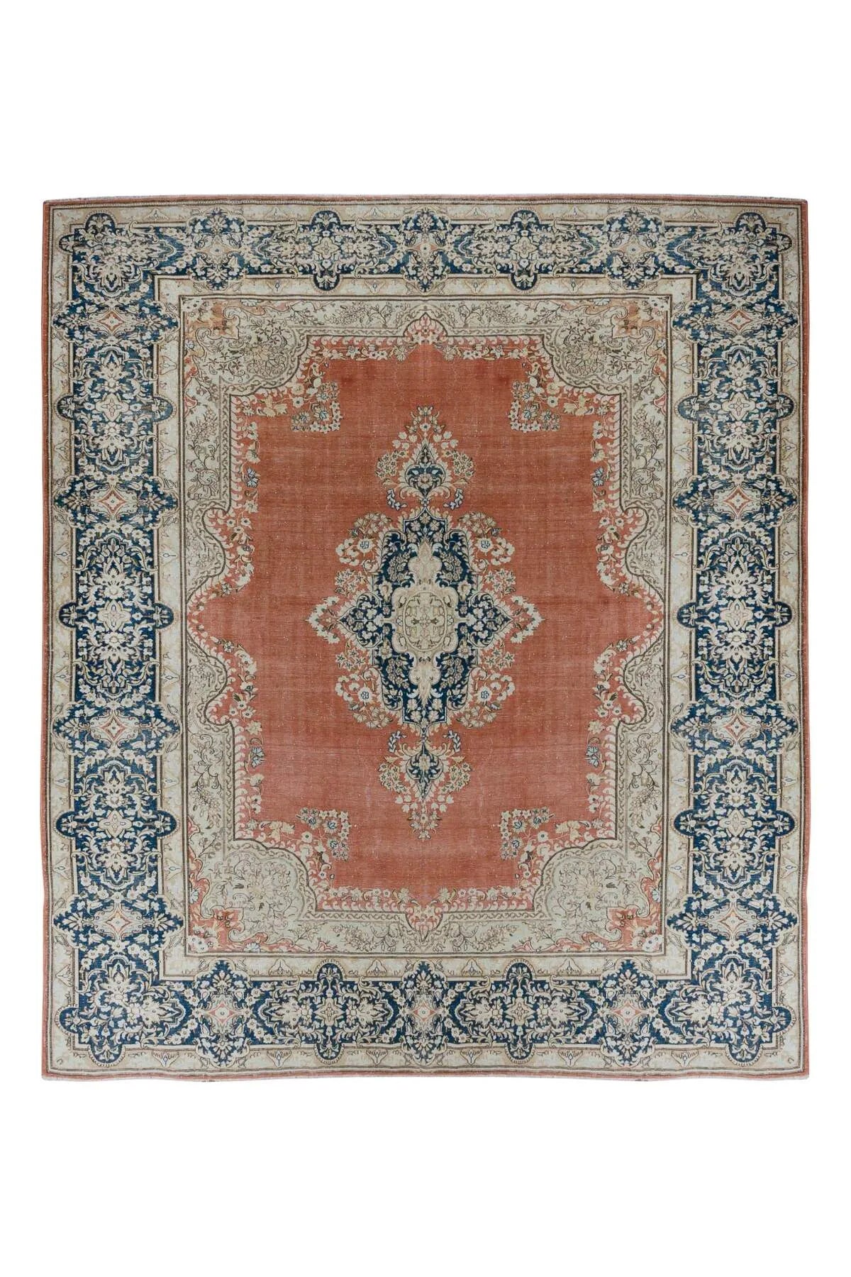 Handmade Old Oriental Turkish Carpet